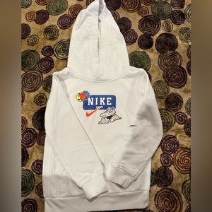 Nike Kids AF1 Hoodie with Basketball on it- Small